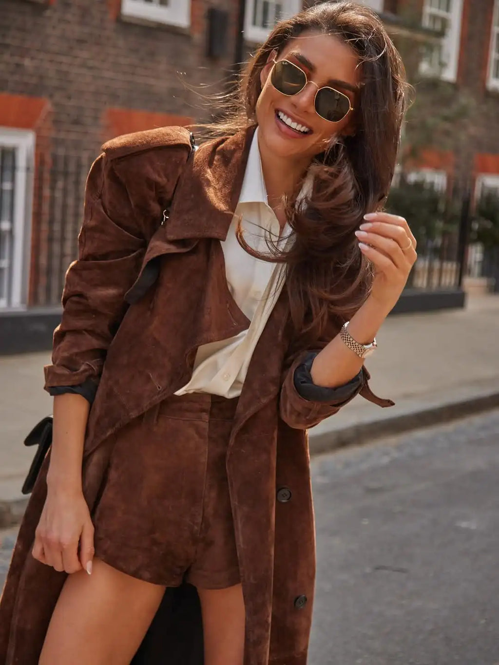 Suede Longcoat