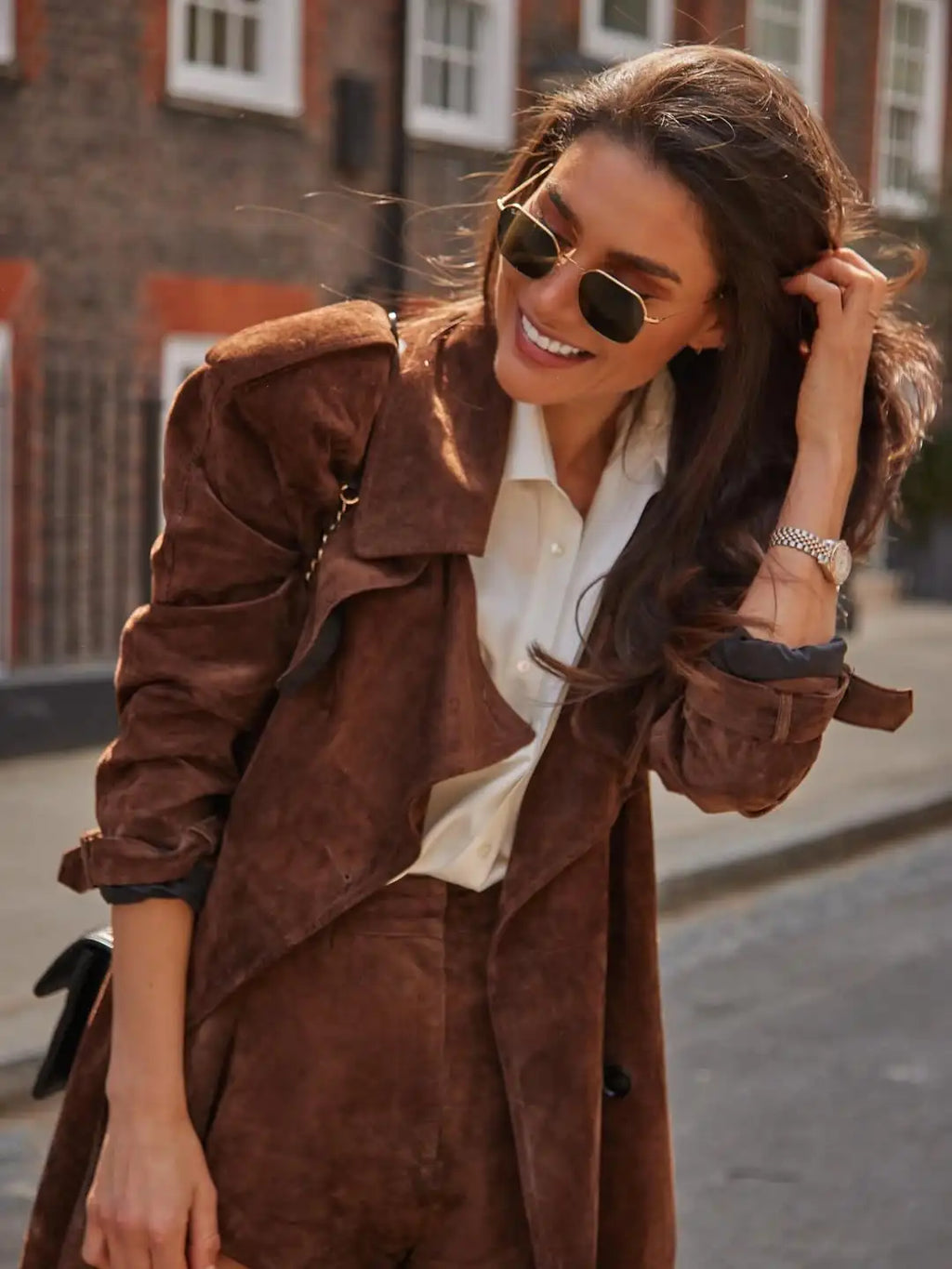 Suede Longcoat