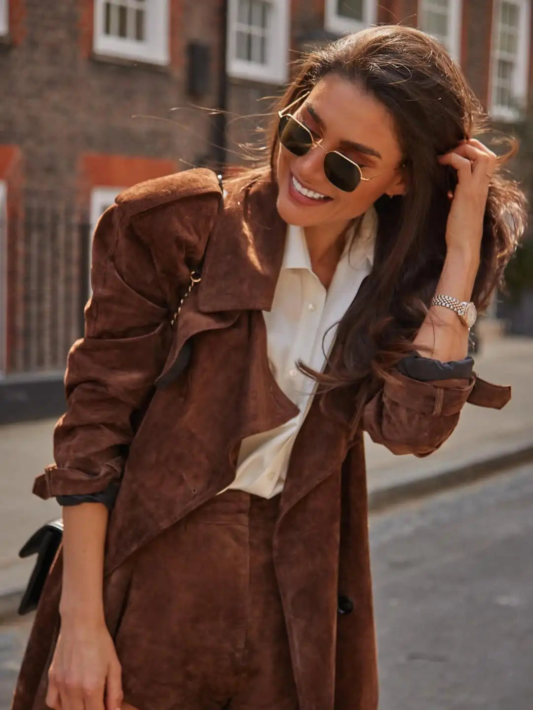 Suede Longcoat