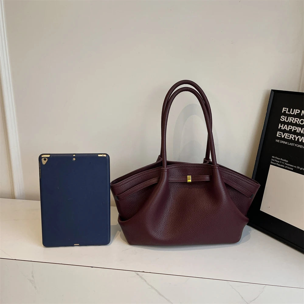 handtasche damen taschen luxus designer bucket-tasche MOODS Unterarm-Umhängetaschen mit Litschi-Muster für Damen, weiches PU-Leder, große Kapazität, Mini-Einkaufstasche, 2025, luxuriöse Designer-Handtaschen