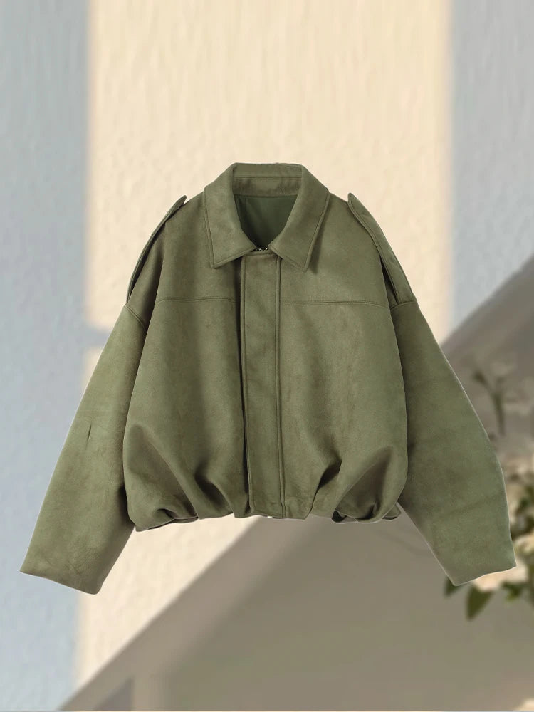 ﻿ Khaki Bumper Jacket
