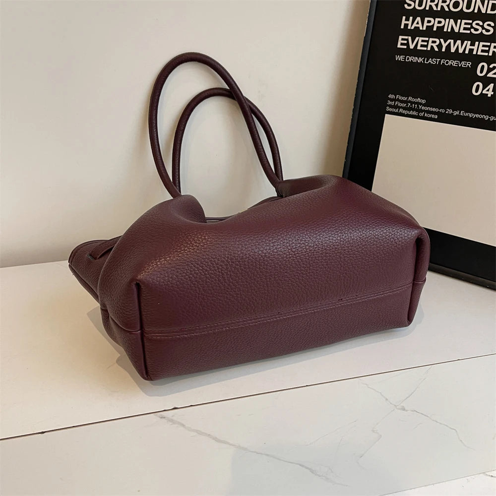 handtasche damen taschen luxus designer bucket-tasche MOODS Unterarm-Umhängetaschen mit Litschi-Muster für Damen, weiches PU-Leder, große Kapazität, Mini-Einkaufstasche, 2025, luxuriöse Designer-Handtaschen