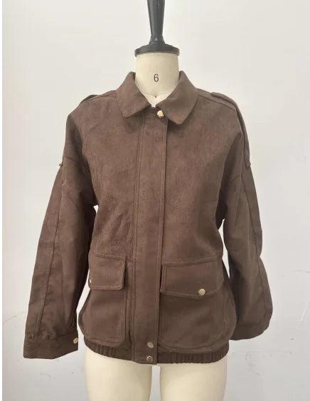 ﻿ Khaki Bumper Jacket