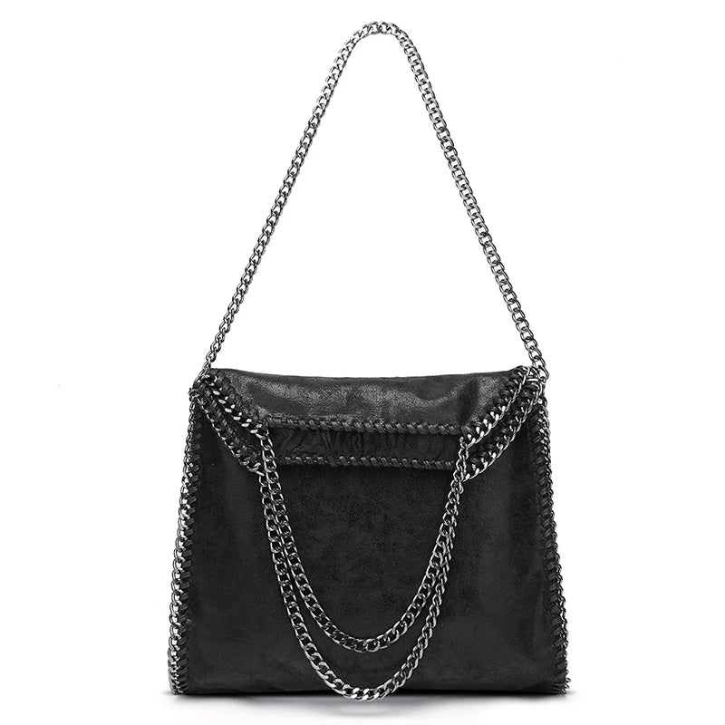 Damenhandtaschen, modisches Design, Handtasche, lässige Tasche, Damenhandtasche, tragbare Kette, große Schultertasche, Umhängetasche, Geburtstagsgeschenk