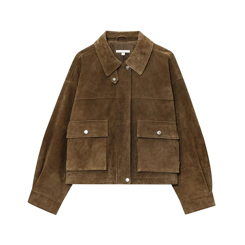 Alea Faux Suede Jacket